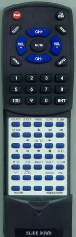 PO RTPADVD360 Replacement Remote