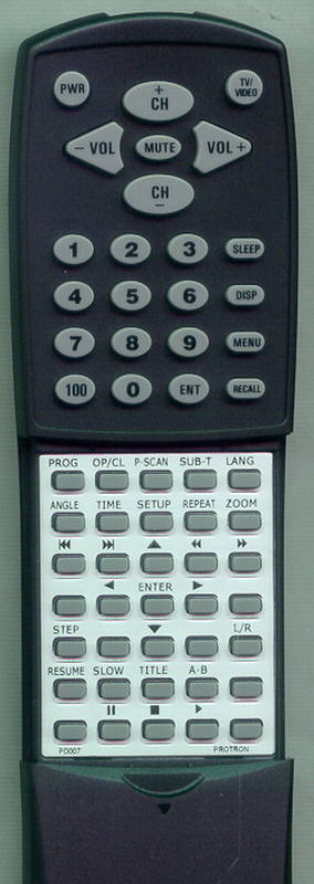PROTRON PD007 Replacement Remote – Remotes.net