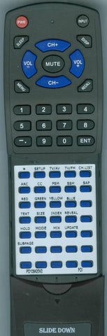 PDI PD108420V2 Replacement Remote