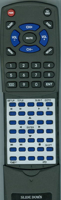 APEX PD480 Replacement Remote