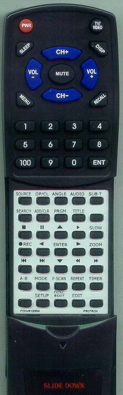 PROTRON PDDVR100 Replacement Remote – Remotes.net