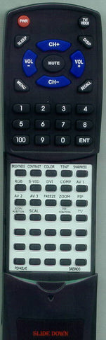 DAEWOO PDH42L40 Replacement Remote
