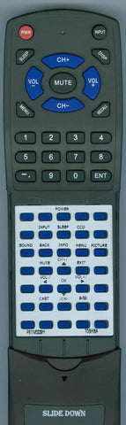 TOSHIBA L421U series Replacement Remote