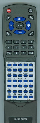 PYLE PLRD175IFBK Replacement Remote