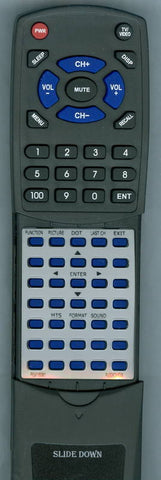 AUDIOVOX RTPLV16081 Replacement Remote