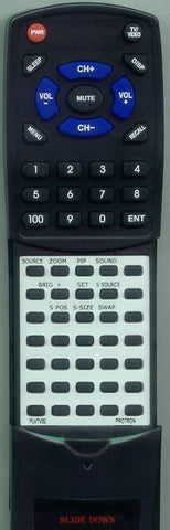 PROTRON PLVTV32 Replacement Remote