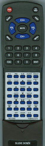 PO RTPMD102CMV2 Replacement Remote