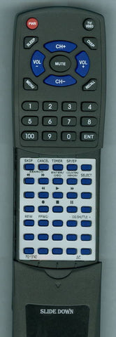 JVC HRJ1404UM Replacement Remote