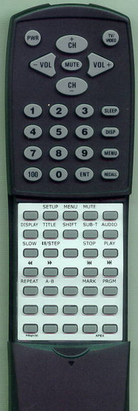 APEX PRM100 Replacement Remote
