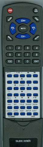 JENSEN PXXPSVCAWM965 Replacement Remote