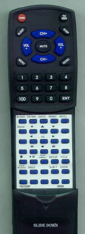 JENSEN JDV8035 Replacement Remote