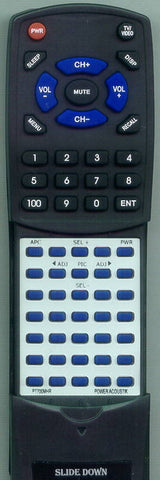 POWERACOUSTIK PT700MHR Replacement Remote