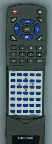 POWERACOUSTIK RTPT727MSV Replacement Remote