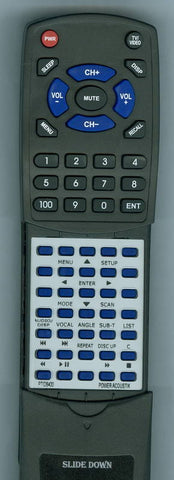 PO RTPTID8400 Replacement Remote