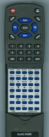 POWERACOUSTIK RTPTID8920 Replacement Remote