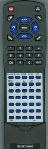 SAVV LMX7800W Replacement Remote