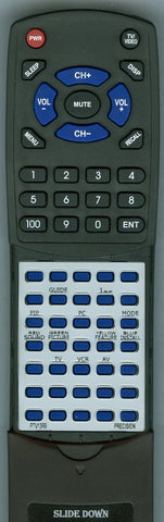 PRECISION RTPTV13R9 Replacement Remote