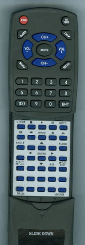 VEN PVS1262 Replacement Remote