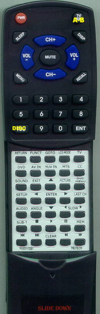 TRUTECHINSERT PVS31170S1 Replacement Remote