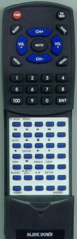 AUDIOVOX RTPVS69701 Replacement Remote