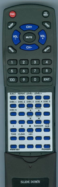 PIONEER PDM90X Replacement Remote