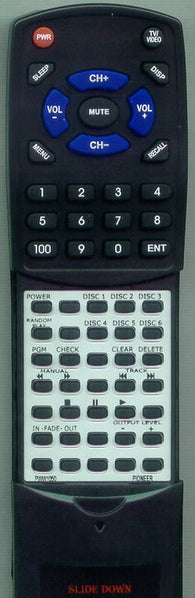 PIONEER CUPD039 Replacement Remote