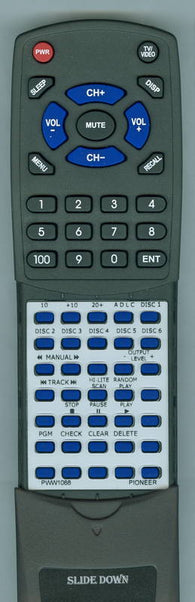 PIONEER CU-PD052 Replacement Remote