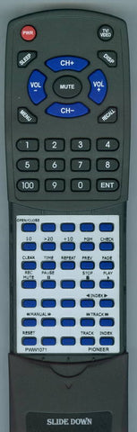 PIONEER PDR09 Replacement Remote