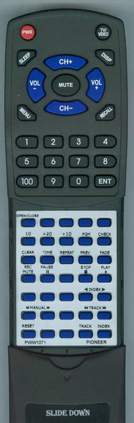 PIONEER CUPD057 Replacement Remote