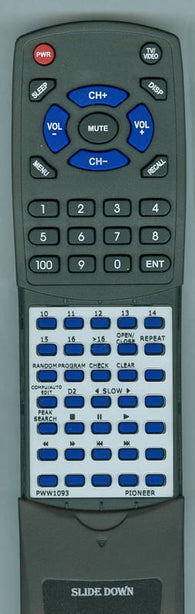 PIONEER PD59 Replacement Remote