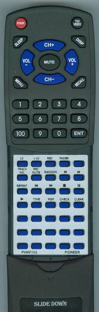 PIONEER CUPD075 Replacement Remote