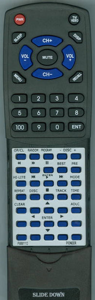 PIONEER CUPD080 Replacement Remote