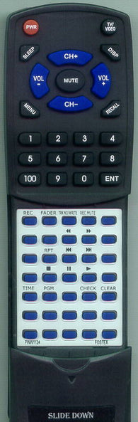 FOSTEX PWW1124 Replacement Remote
