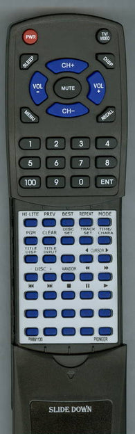 PIONEER CUPD089 Replacement Remote