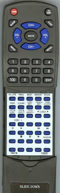 PIONEER RTPWW1139 Replacement Remote