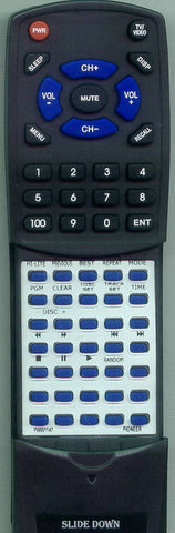 PIONEER PDF907 (KUXQ / KCXQ) Replacement Remote