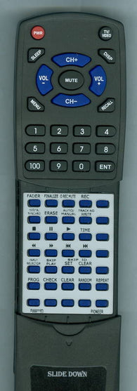 PIONEER CUPD114 Replacement Remote