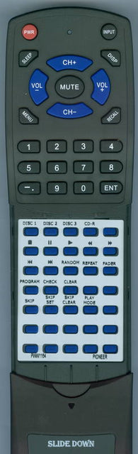 PIONEER RTPWW1164 Replacement Remote
