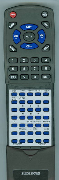 PIONEER RTPWW1177 Replacement Remote