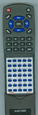 AUDIOVOX PXXR4RC Replacement Remote
