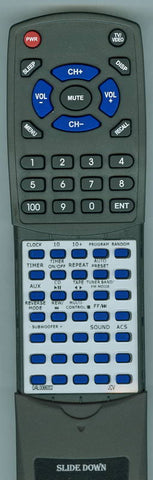 JVC RV-B90GY Replacement Remote