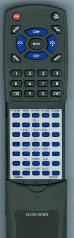 SLSAUDIO QSAVR500 Replacement Remote