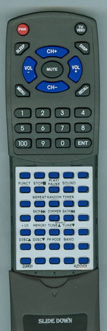 AUDIOVOX QUAKESERIES2 Replacement Remote