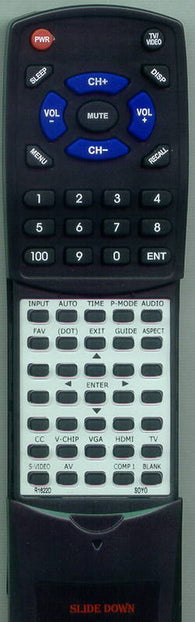 GO VIDEO RTR1622D Replacement Remote
