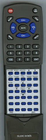 ZENITH RTR35A07 Replacement Remote