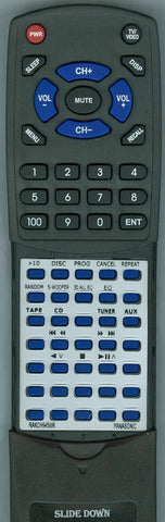 PANASONIC SCAK47 Replacement Remote