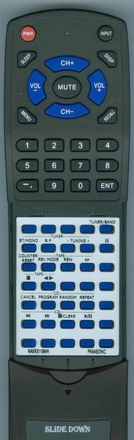 PANASONIC RXDS35 Replacement Remote