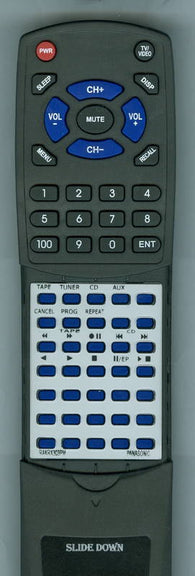 PANASONIC RXD5660 Replacement Remote