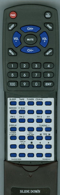 PANASONIC RXCT990 Replacement Remote