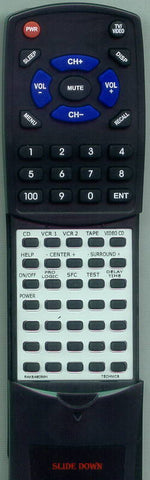 TECHNICS SA-GX790 Replacement Remote